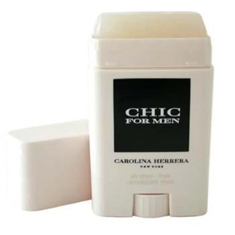 New Carolina Herrera Chic for Men - 75ml Deodorant Stick Alcohol Free - Sealed